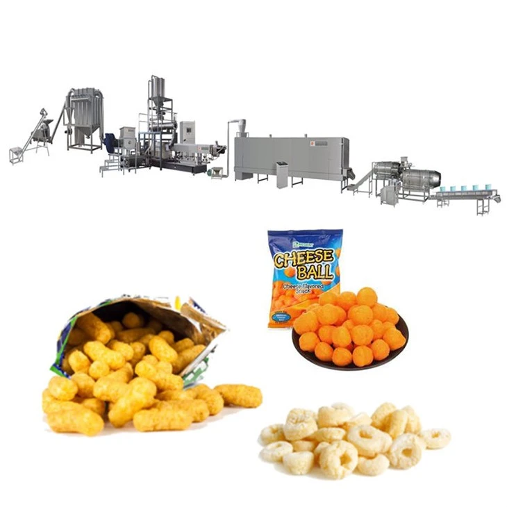 Závod na výrobu extruderů Crispy Puff Snack