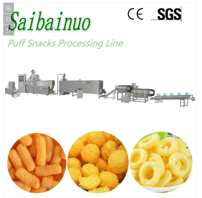 Crispy Puff Snack Production Extruder Plant best